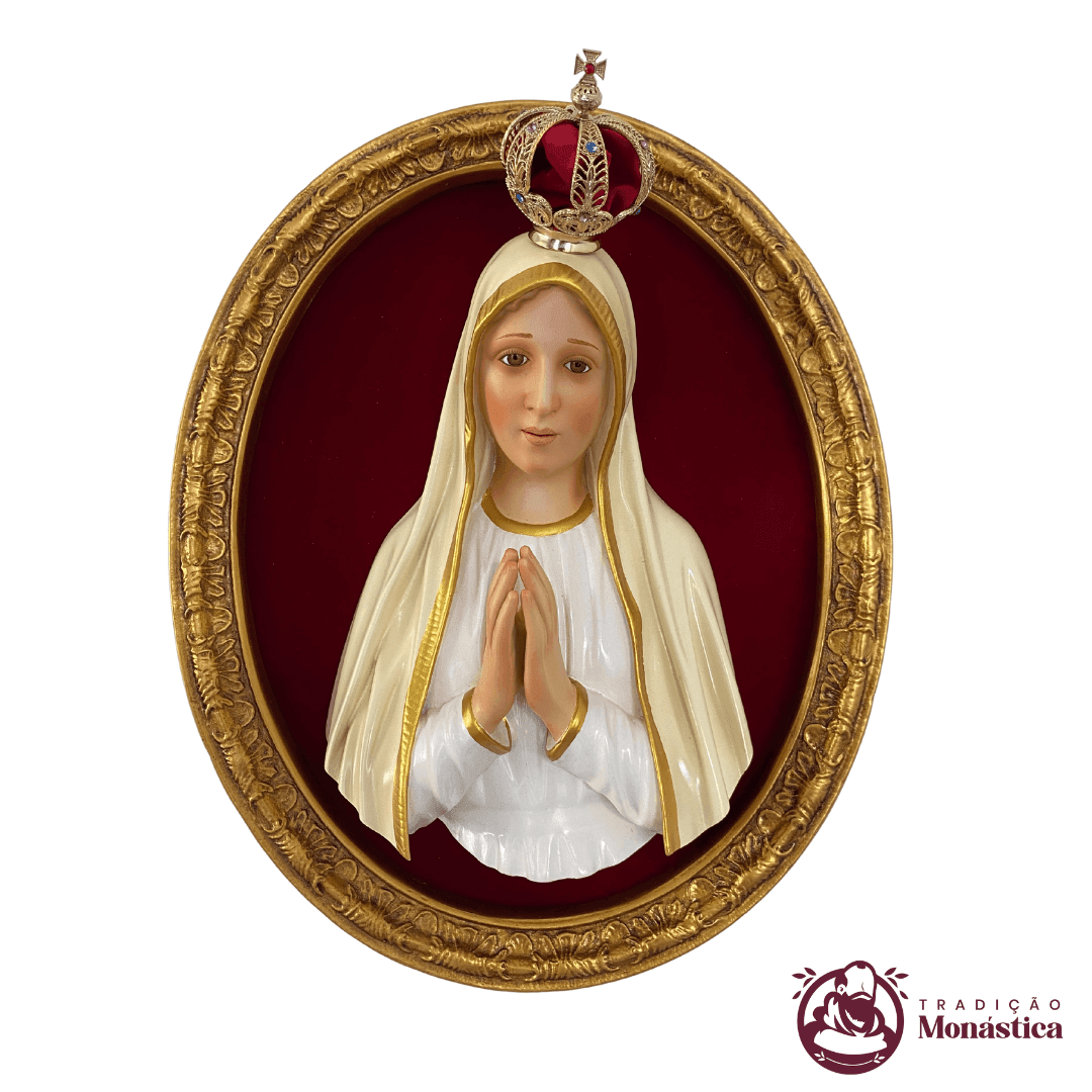 Busto de Nossa Senhora de Fátima em Resina Busto de Nossa Senhora de Fátima em Resina