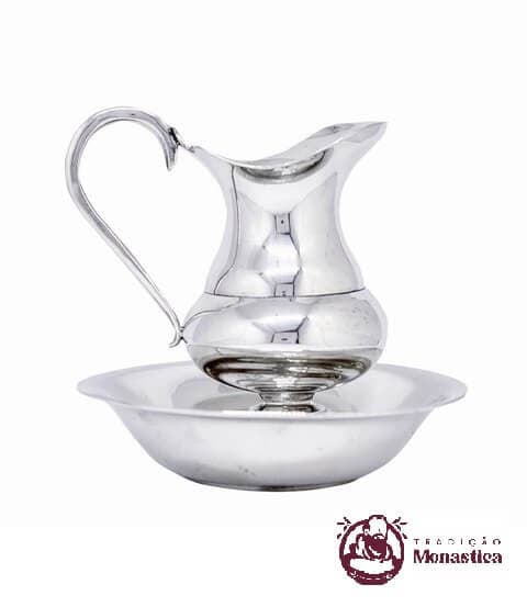 Conjunto de Lavabo Pequeno em Estanho - 1